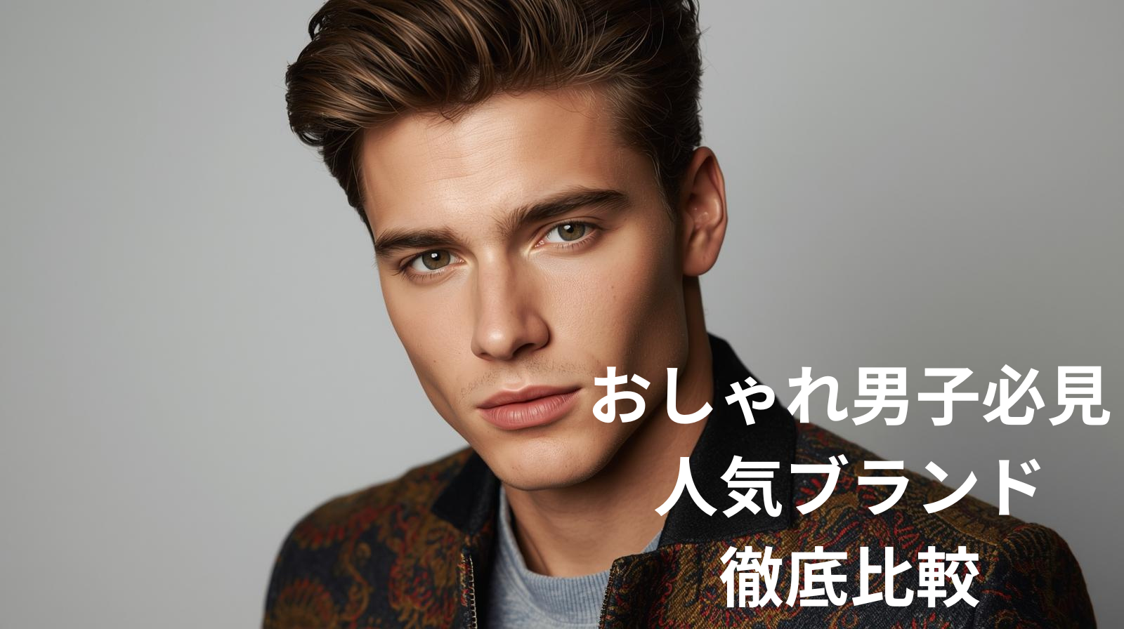 おしゃれ男子必見！価格もデザインも◎な人気ブランド徹底比較